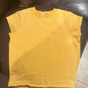 Zara Mustard Yellow Tank Top